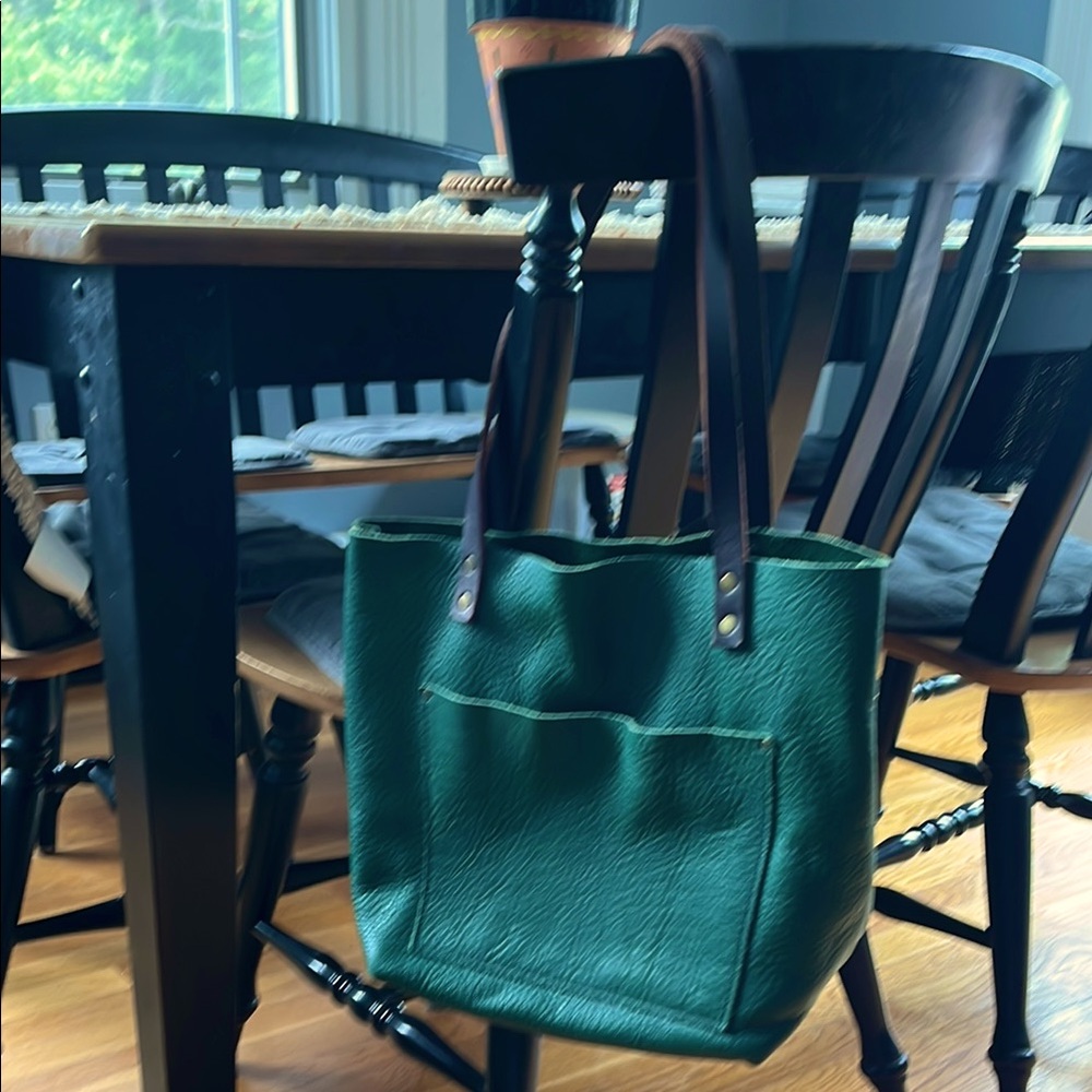 Portland leather Medium classic bacalar tote